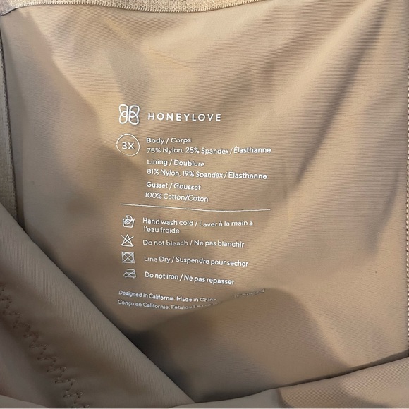 Honeylove High-Waisted Shapewear Shorts 3X - Picture 4 of 4